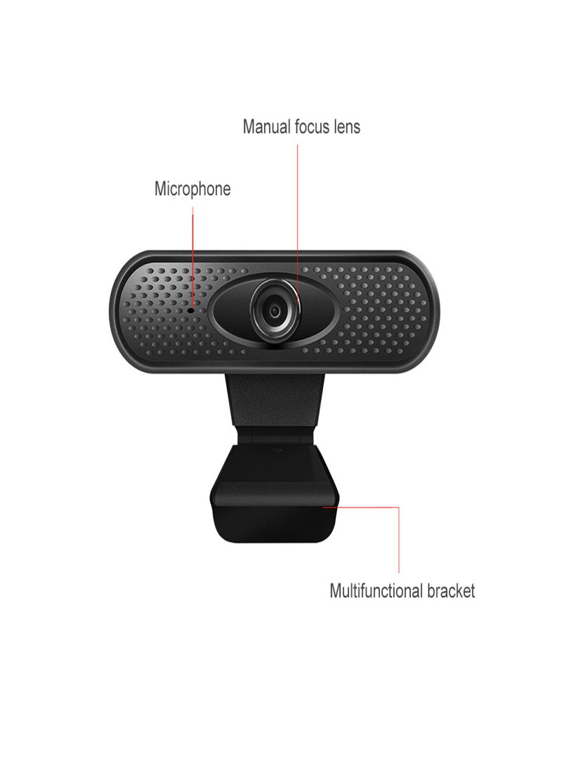 Webcam 1080P HD Web Camera with Built-in HD Microphone USB Plug n Play Web Cam 1920 x 1080p - Image 3
