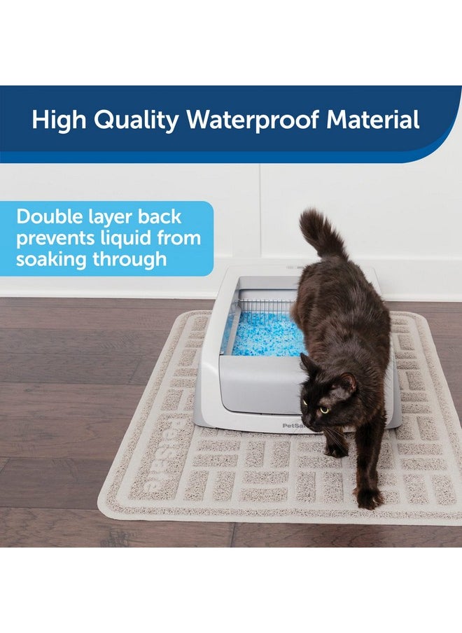 PetSafe - AntiTracking Litter Mat  Traps Crystal And Clay Clumping Cat Litter  Durable Mesh Material  Easy To Clean Mat  Compatible With All Cat Litter Boxes  Large Size - Image 1