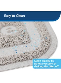 PetSafe AntiTracking Litter Mat  Traps Crystal And Clay Clumping Cat Litter  Durable Mesh Material  Easy To Clean Mat  Compatible With All Cat Litter Boxes  Large Size  - Image 4