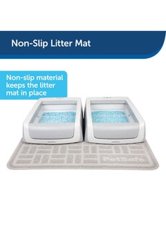 PetSafe AntiTracking Litter Mat  Traps Crystal And Clay Clumping Cat Litter  Durable Mesh Material  Easy To Clean Mat  Compatible With All Cat Litter Boxes  Large Size  - Image 5