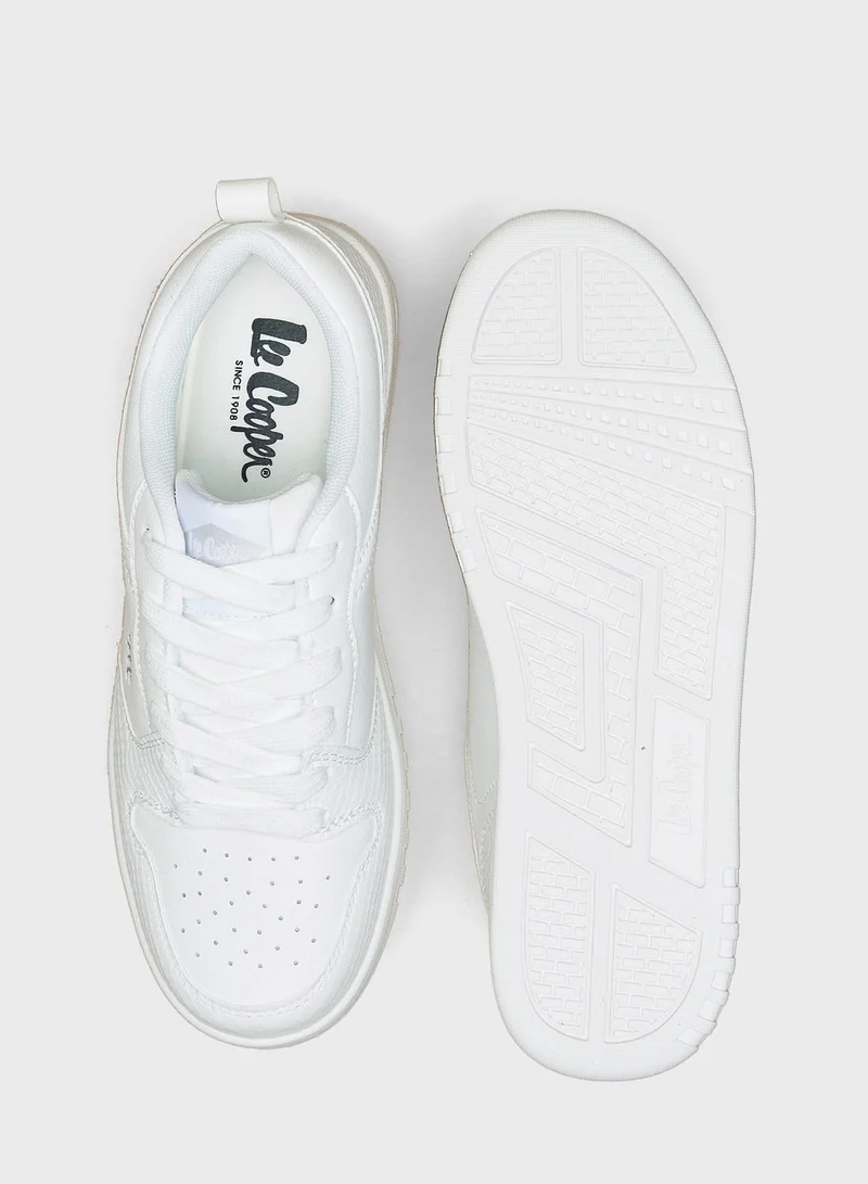 Lee Cooper Lace Up Low Top Sneakers