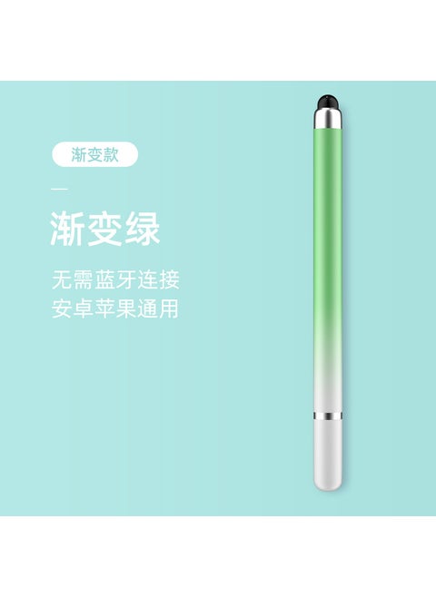 Macaron Gradient Dual-Tip Stylus for Touchscreens Gradient Green [Double Head Touch]]