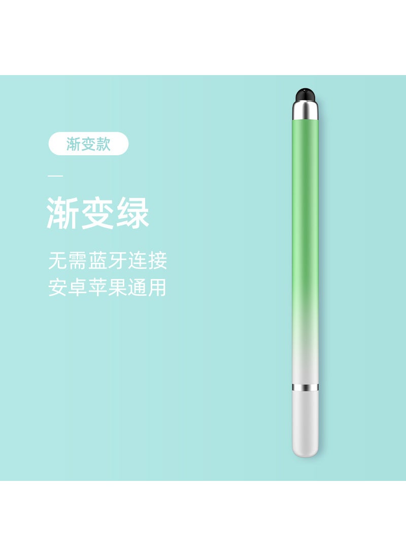 Generic Macaron Gradient Dual-Tip Stylus for Touchscreens Gradient Green [Double Head Touch]] 