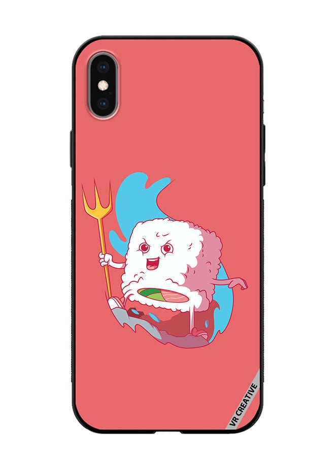VR CREATIVE Protective Case Cover For Apple iPhone X/XS King Sushi Design Multicolour - Image 1