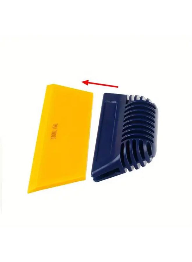 1pc Silicone Squeegee Car Window Glass Water Wiper Tint Tool Mirror Cleaning Blade - Image 5