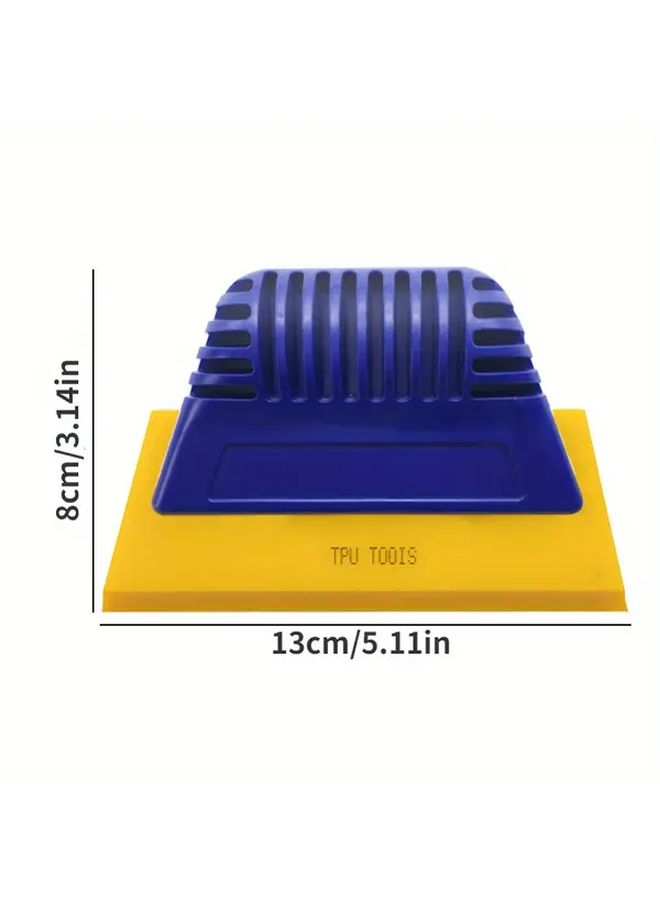 1pc Silicone Squeegee Car Window Glass Water Wiper Tint Tool Mirror Cleaning Blade - Image 3