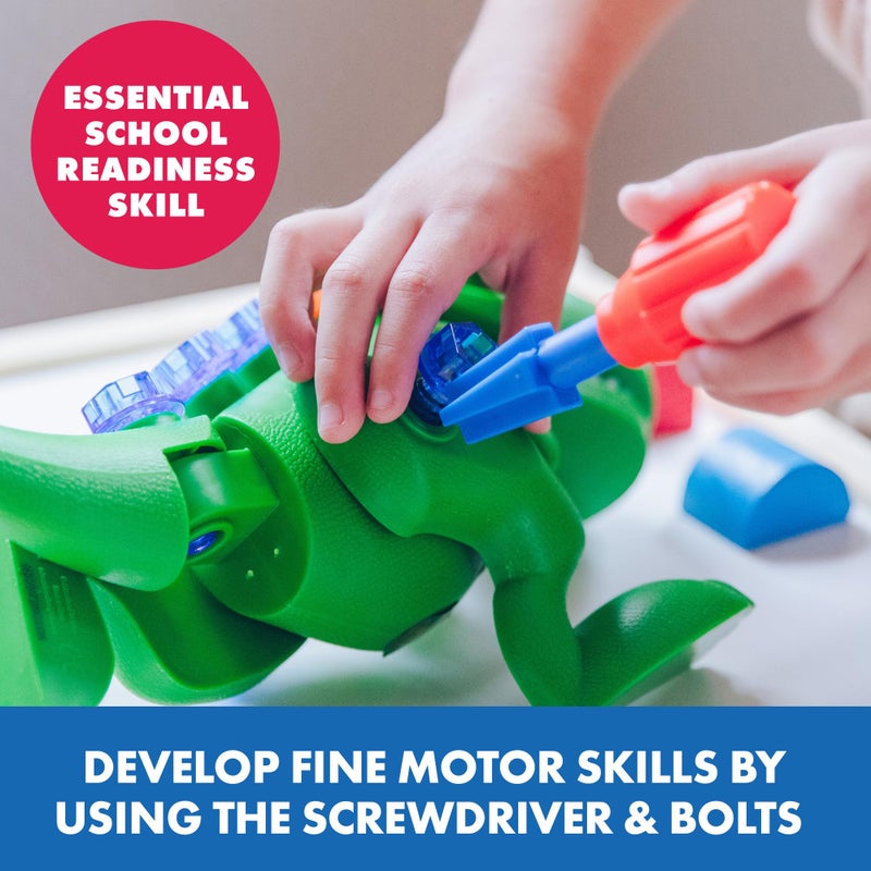 Educational Insights Design & Drill T-Rex Take Apart Dinosaur Toy, 13-Pieces, Preschool STEM Toy, Gift for Kids Ages 3+ - Image 5