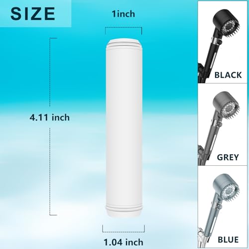 Slirceods Multi-Stage Shower Filter Replacement Compatible with PWERAN Shower Filter for Fitespot shower filter For Handheld Shower Head, 3 Pack - Image 3