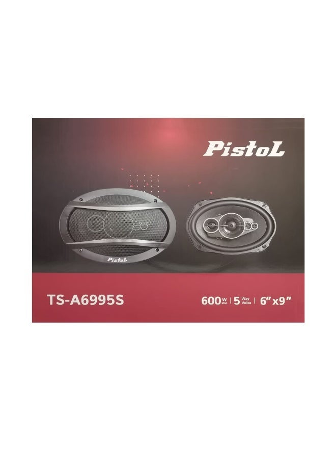 Pistol 6x9 Inch 5 Way Car Speaker 600W Max Coaxial Speaker High Power Audio System Bass Treble Full Range Car Audio TS-A6995S - Image 2