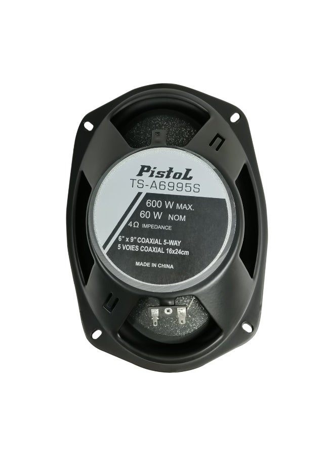 Pistol 6x9 Inch 5 Way Car Speaker 600W Max Coaxial Speaker High Power Audio System Bass Treble Full Range Car Audio TS-A6995S - Image 3