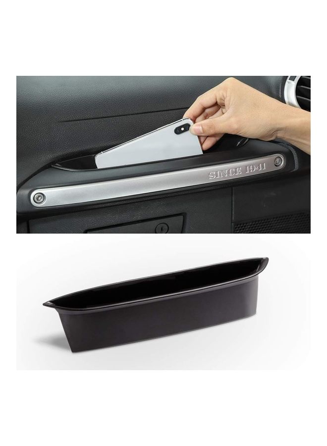 NIBEMINENT For 2011-2018 Jeep Wrangler JK Passenger Storage Tray Organizer Grab Handle Accessory Box Interior Accessories - Image 1