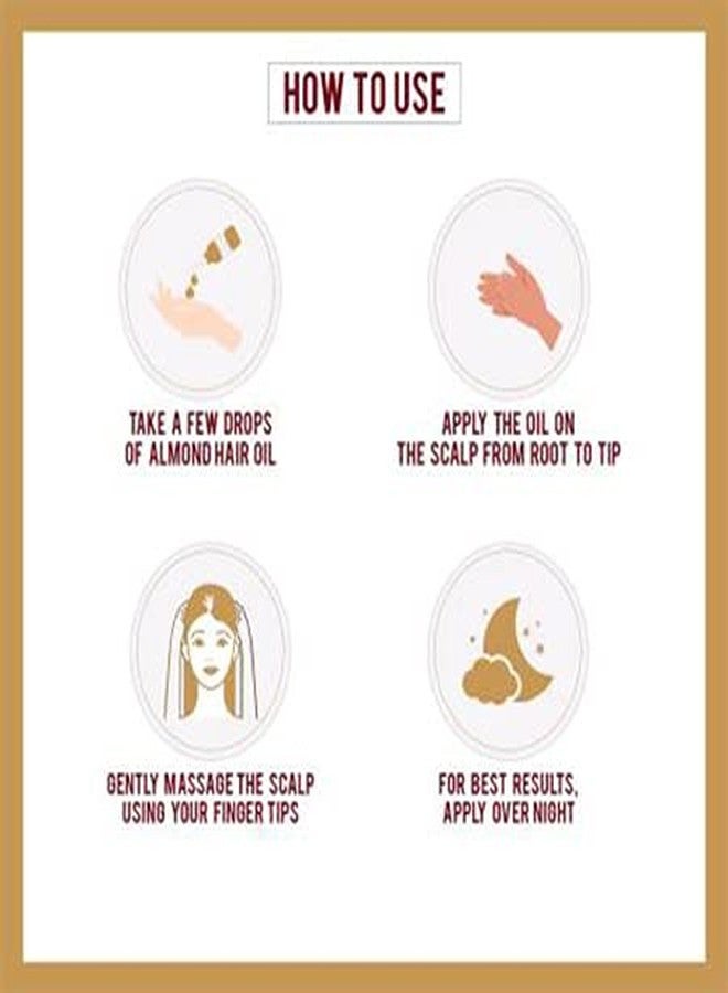 EDITH زيت اللوز الحلو المعصور على البارد من إديث ناتشورالز لنمو البشرة والشعر - 200 مل | زيت لوز نقي لتدليك بشرة الوجه | غني بفيتامين هـ | زيت اللوز لشعر ناعم ولامع وخالٍ من القشرة - Image 4