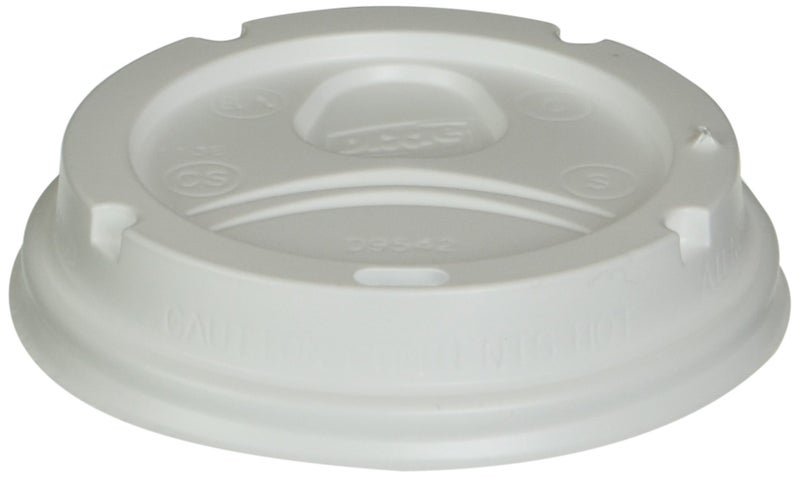 Dixie 9542500DX Dome Lids, f/PecfecTouch Cup 12/16 oz, 50/PK, WE