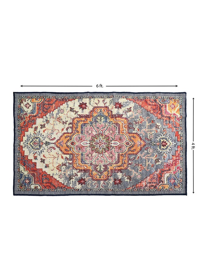 Multi Printed Vintage Persian Carpet Rug Runner for Bedroom/Living Area/Home with Anti Slip Backing, 121 X 182 Cm - https://f.nooncdn.com/p/pzsku/ZBFB8CB88C70365531A31Z/45/_/1739731885/282ee480-6f89-496a-8852-3a228f4cc68a.jpg?width=original