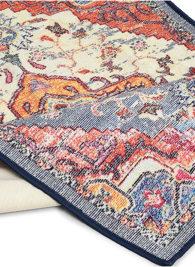 Multi Printed Vintage Persian Carpet Rug Runner for Bedroom/Living Area/Home with Anti Slip Backing, 121 X 182 Cm - https://f.nooncdn.com/p/pzsku/ZBFB8CB88C70365531A31Z/45/_/1739731901/d0541f58-4383-4083-a559-34e196d95cd7.jpg?width=original