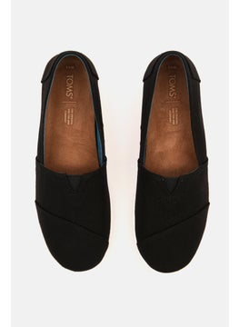 TOMS Women Coated Canvas Avalon Fashion Flats, Black  - Image 3