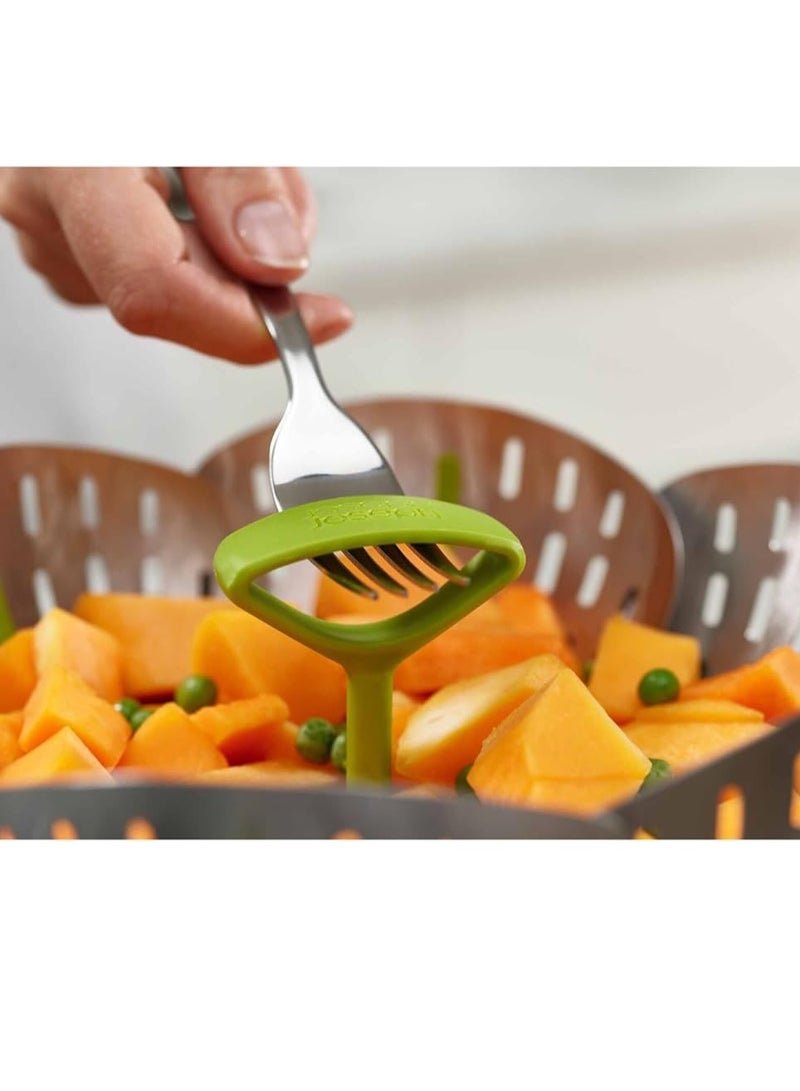 Joseph Joseph سلة بخار قابلة للطي من الفولاذ المقاوم للصدأ بلوم، مقاس واحد 45033 - Image 4