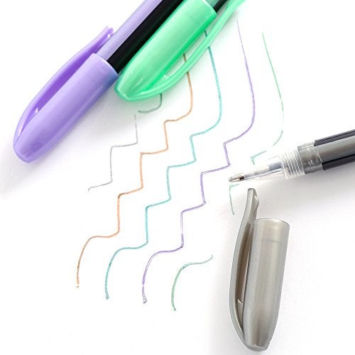 KABEER ART 48 Pc Color gel pens,Glitter, Metallic, Neon pens Set Good gift For Coloring,Sketching,Painting, Drawing - Image 5