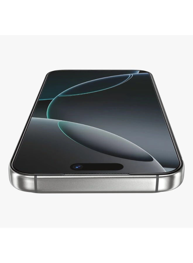 جرين ليون واقي شاشة ستيف عالي الدقة لجهاز iPhone 17 Pro max / رفيع للغاية وواضح / زجاج مقوى 9H / مضاد لبصمات الأصابع / إطار سهل التركيب - شفاف - Image 2