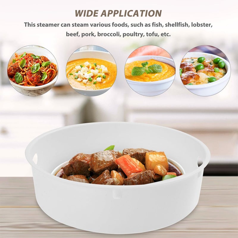 3L Rice Cooker Steamer Basket Insert Plastic Vegetable Dumpling Steam Rack with Handle - Image 4