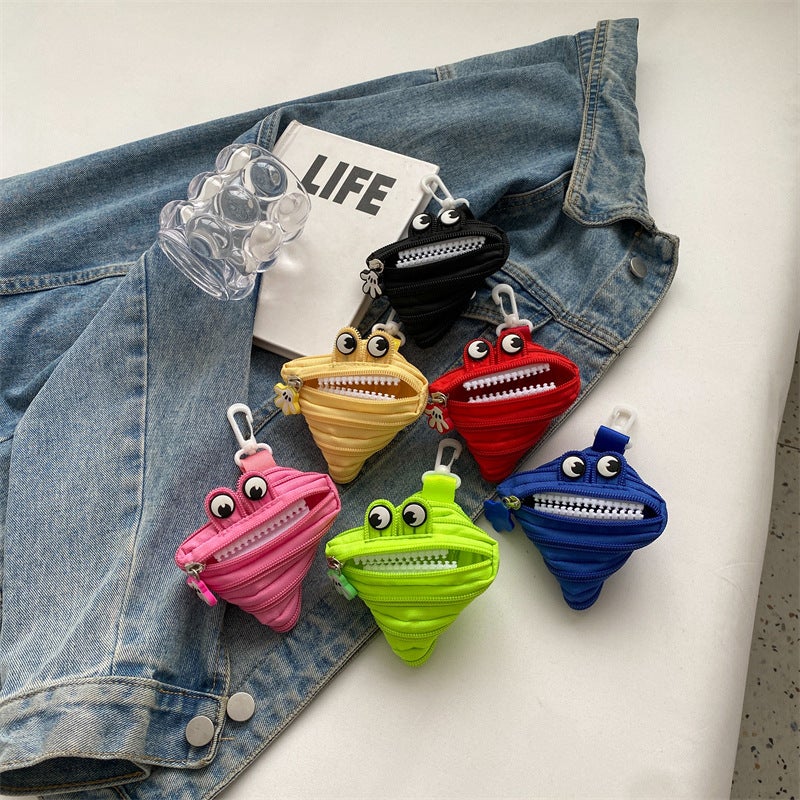 Mini Monster Zipper Clutch Bag - Image 1