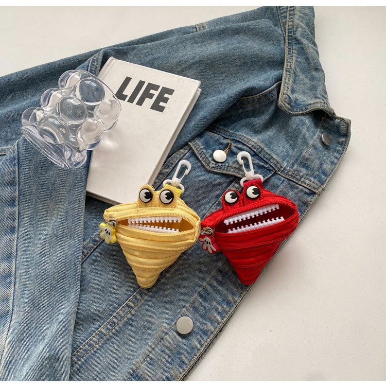 Mini Monster Zipper Clutch Bag - Image 4