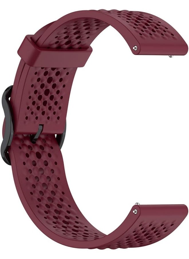 22 mm Silicone Breathable Sport Bracelet For Xiaomi Redmi Watch 5 Active/Redmi Watch 5 Lite Strap, 22mm Adjustable Armband Watchbands Quick Wristband Watch Strap Bands - Image 3