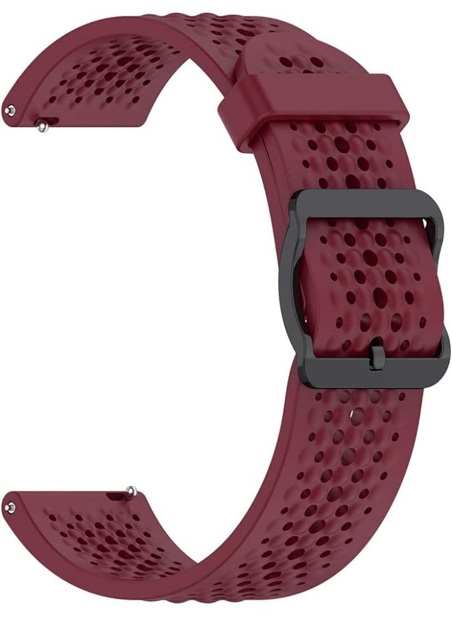 22 mm Silicone Breathable Sport Bracelet For Xiaomi Redmi Watch 5 Active/Redmi Watch 5 Lite Strap, 22mm Adjustable Armband Watchbands Quick Wristband Watch Strap Bands - Image 2