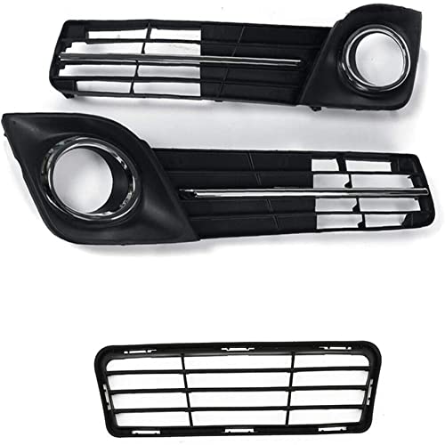 ANTUKO 3Pcs Front Bumper Fog Light Cover Grilles Replacement for 2012-2014 Camry SE 5311206210, 5212806290, 5212706290 - Image 2