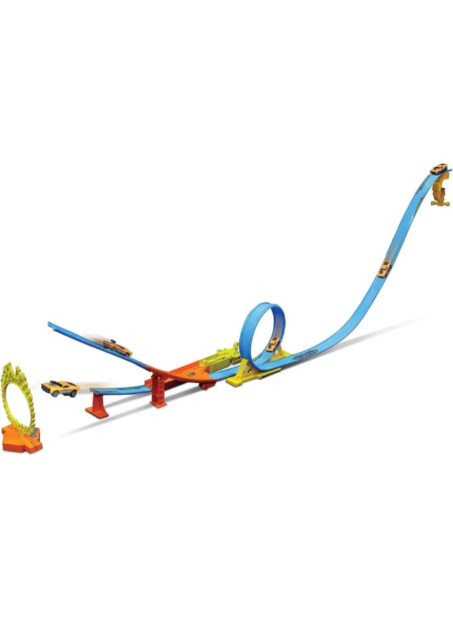 Maisto Fresh Metal 100 Loop and Launch Stunt Set Multicolor 33.02 x 5.08 x 50.8 cm MDC12552  - Image 2