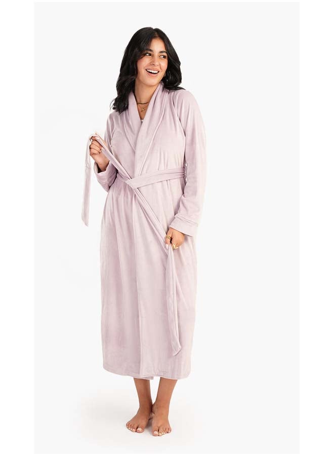 Carina Velvet Shawl Collar Robe  - Image 1