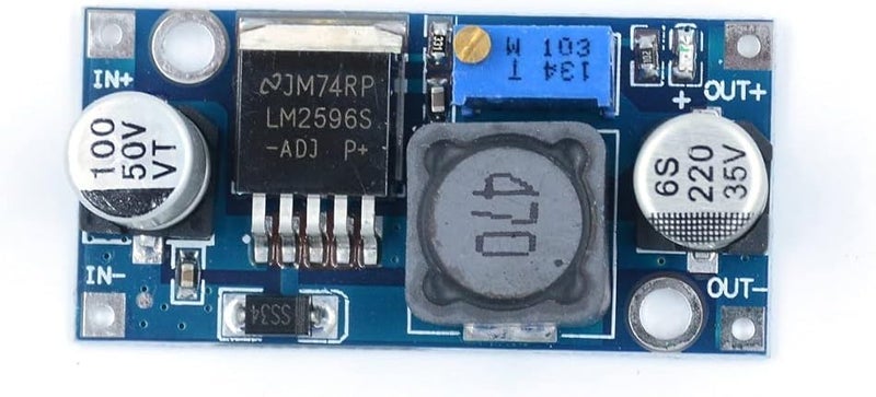 كيبيدوم 6 حزمة محول LM2596 DC باك، وحدة خفض الجهد القابلة للتعديل، مثبت الجهد المخفض، مدخل 3.0-40 فولت، خرج 1.5-35 فولت، منظم إمداد طاقة عالي الكفاءة - Image 2