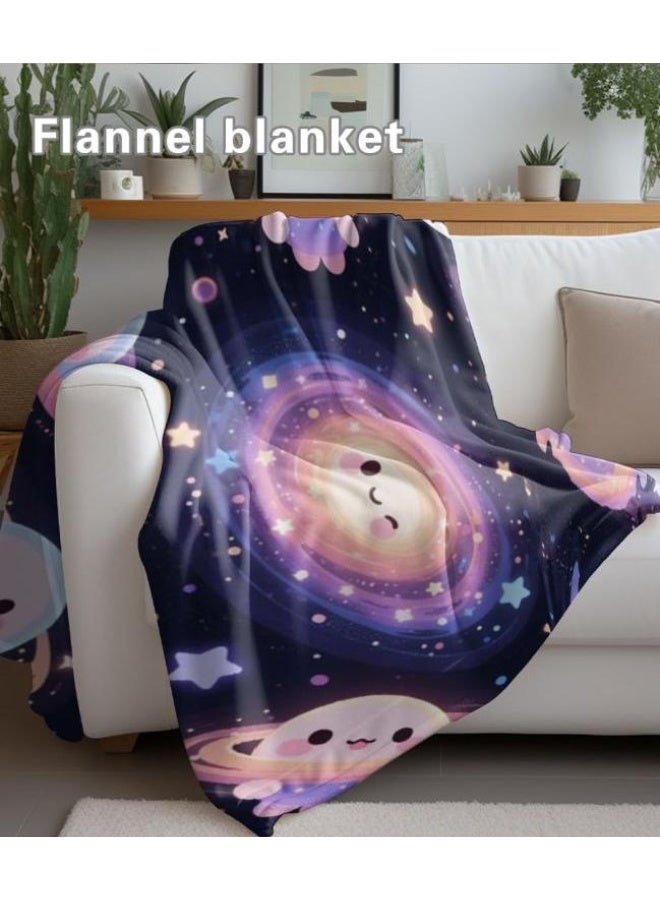 عام بطانية رقيقة من الفانيلا الكرتونية للأطفال والرضع (دافئة ومريحة، ومناسبة للنوم والألعاب) 70 سم * 100 سم - Image 4