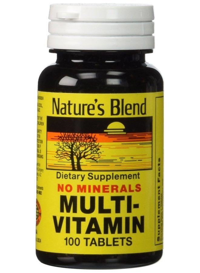 Nature's Blend Multi-Vitamin No Minerals 100 Tabs (Model: 3824)