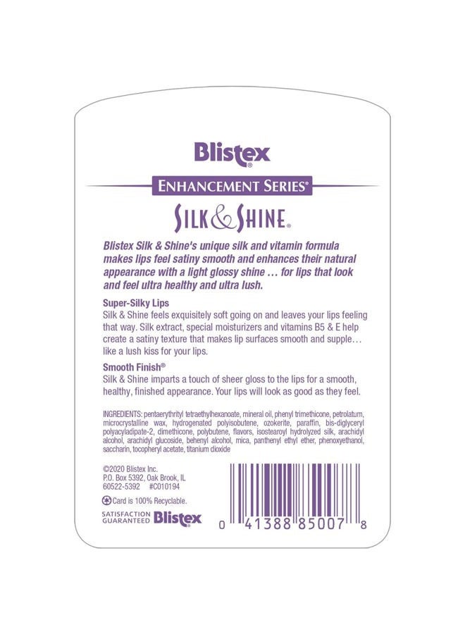 Blistex Silk & Shine Lip Moisturizer 0.13 oz Pack of 4 - Image 2
