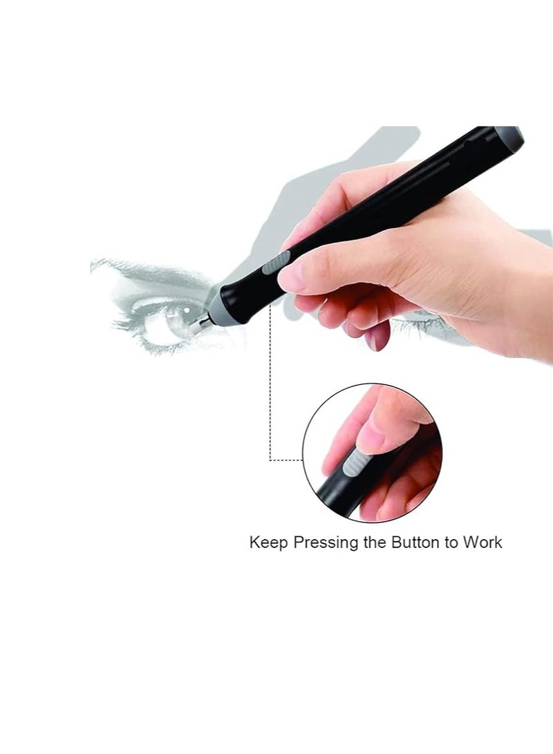 Battery Operated Automatic Electric Eraser Holder Pen with 22 Replacement Erasers - Image 2