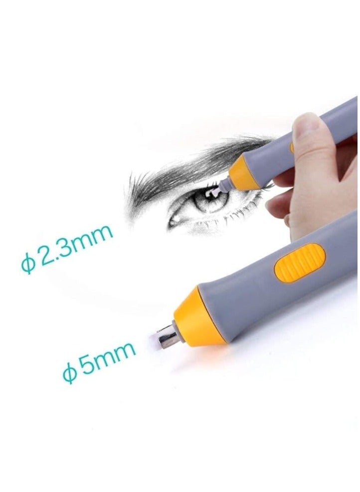 Battery Operated Automatic Electric Eraser Holder Pen with 22 Replacement Erasers - Image 3