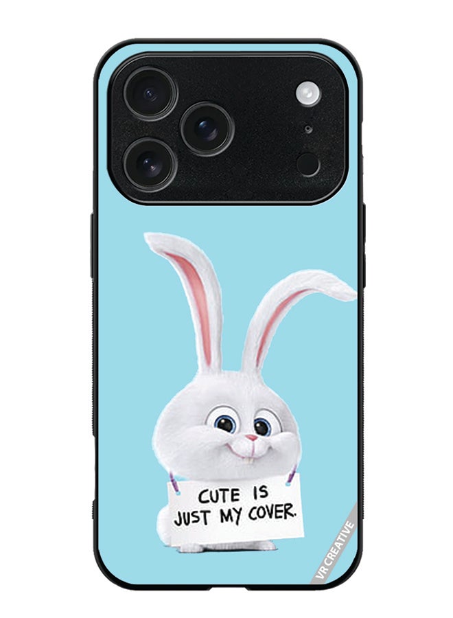 Protective Case Cover For Apple iPhone 17 Pro Max Bunny Design Multicolour