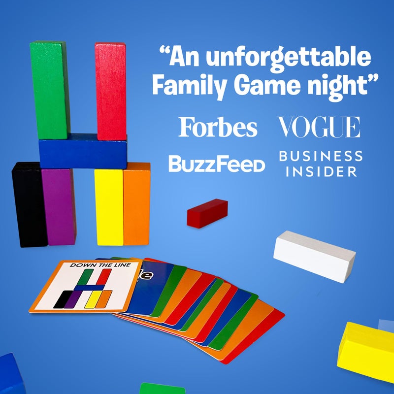 The Uzzle Stack Royale Board Game, Fast & Fun Family Board Game for Children & Adults, Color Block Puzzles Games for Ages 4+ - Image 3
