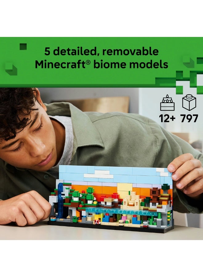 LEGO Minecraft Mini Biomes Building Toy for kids 21589 (Age 12+, 797 Pieces) - Image 3