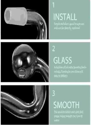 10 Pcs 10mm Clear Glass Fountain Inflow Pipe Aquarium Filter Tubing For Aquarium Planted Fish Tank - view 2