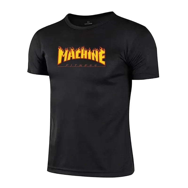 Muscle Men''s Fitness short-sleeved slim-fit quick-drying bottoming shirt men''s basketball running sportswear mesh breathable - Image 5