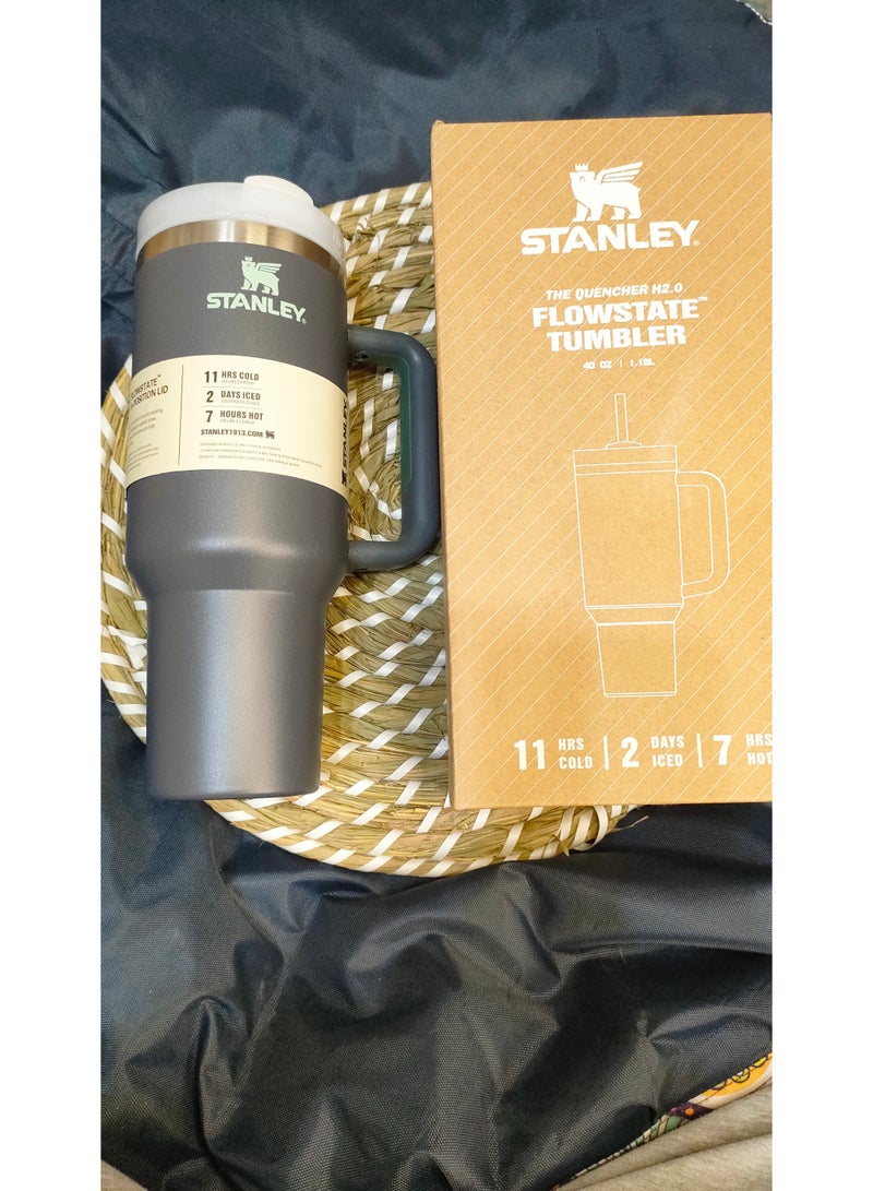 ستانلي مج ستانلي كوينشر ستانلس استيل مع الماصه 1200 (رصاصي عصري ) - Image 5