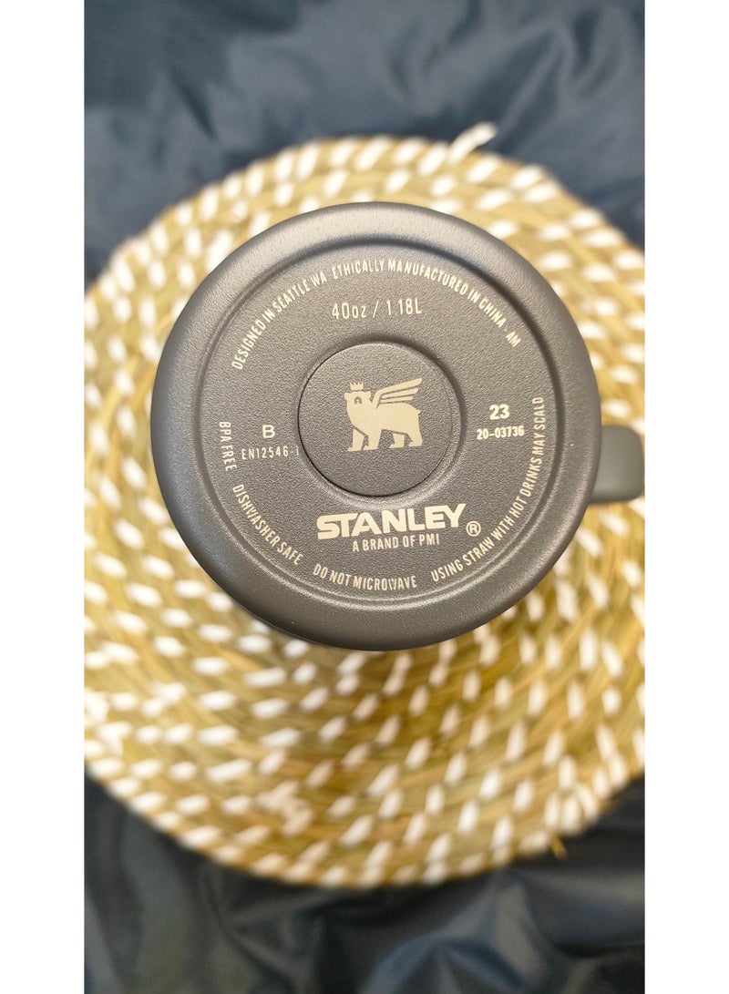 ستانلي مج ستانلي كوينشر ستانلس استيل مع الماصه 1200 (رصاصي عصري ) - Image 1