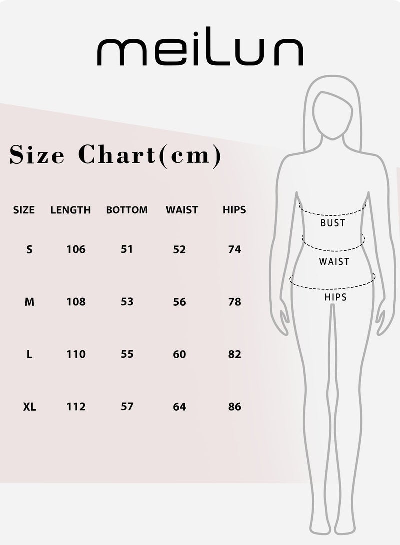 Meilun Lavender High - Waisted Flared Yoga Pants with Cross - Over Waistband  - Image 5