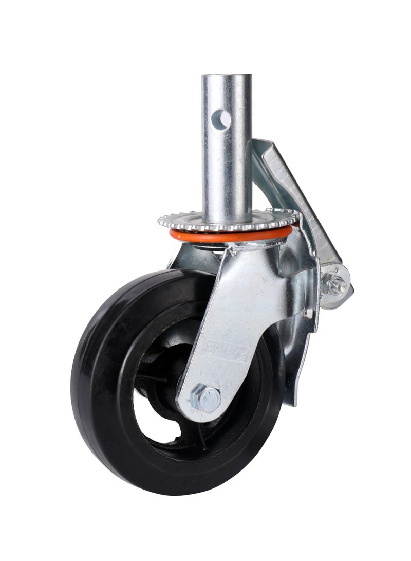 BMB tools Heavy duty Rubber scaffold wheel 8 Inch - Image 1