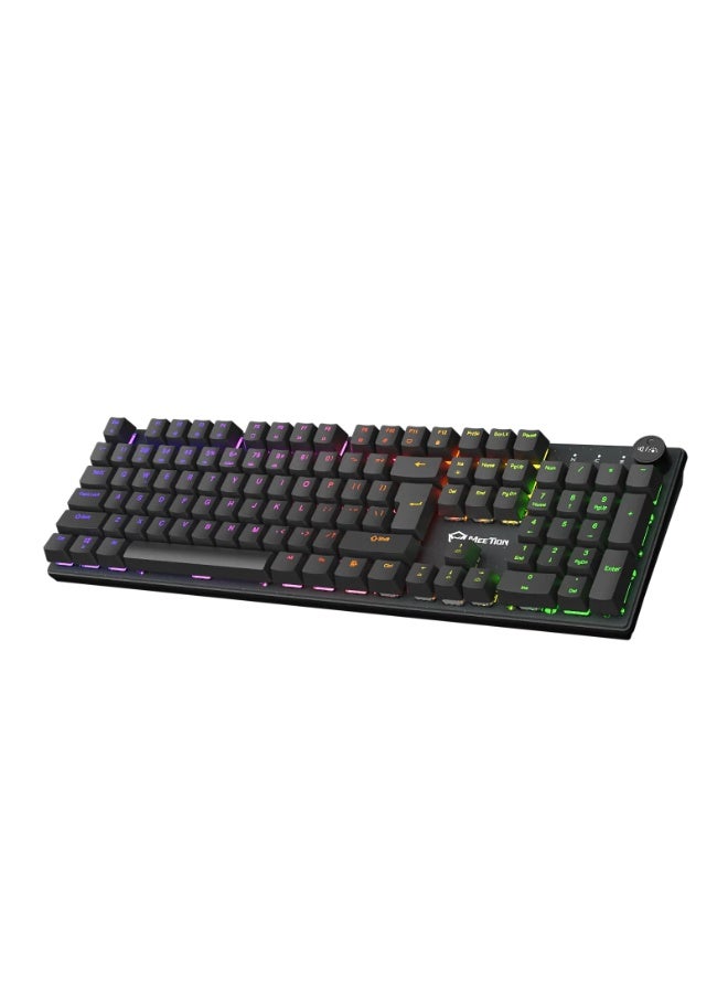 Meetion RGB Mechanical Gaming Keyboard – Red Switch, USB Type-C - Image 1