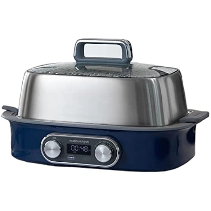 morphy richards Pot Electric Steamer Household Stainless Steel Pot Small Steam Pot Quick Automatic Poweroff Steaming Cage - Image 1