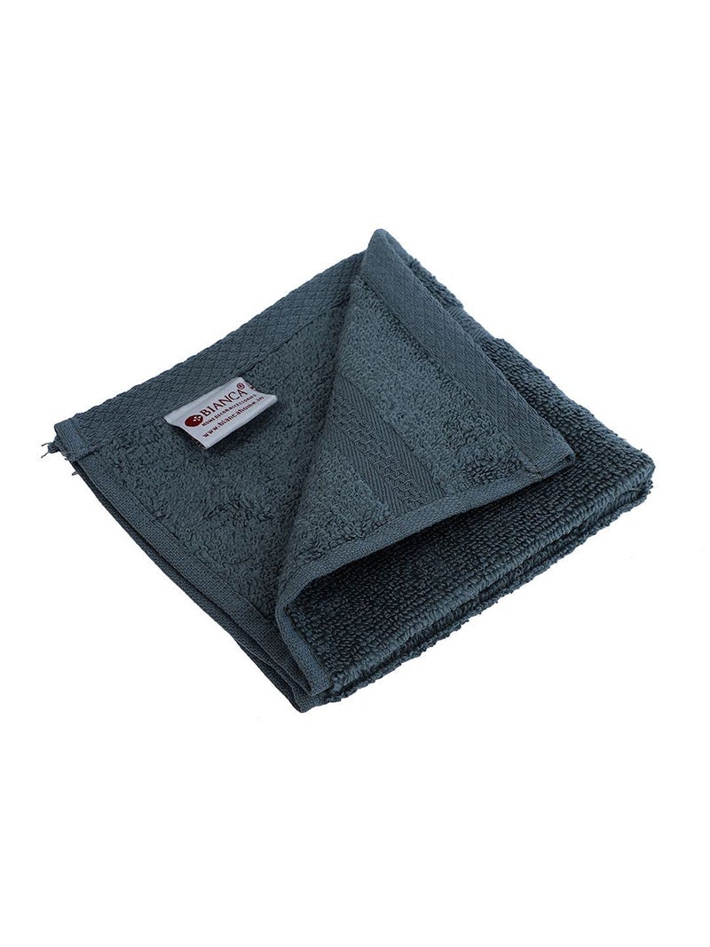 BIANCA Ultra Soft Zero Twist 100% Cotton Towel (Aerocore Tech) -8pc Face Towel (Paradiso) - Super Absorbent, Fluffy, AeroCore Organic Technology - for Men, Women, Gym, Kitchen Solid-Grey - Image 5