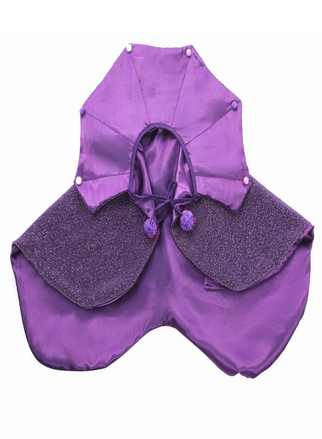 موغوكو زي تنكري للكلاب من موغوكو، عبارة عن عباءة ساحرة وقبعة باللون الأرجواني، مناسب للحيوانات الأليفة، زي ساحر للكلاب والقطط، ملابس تنكرية. - Image 4